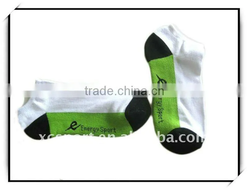 custom men cotton ankle sports socks