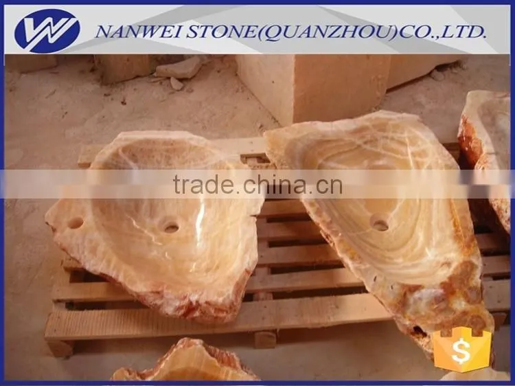 New design nature stone bathroom art wash basin