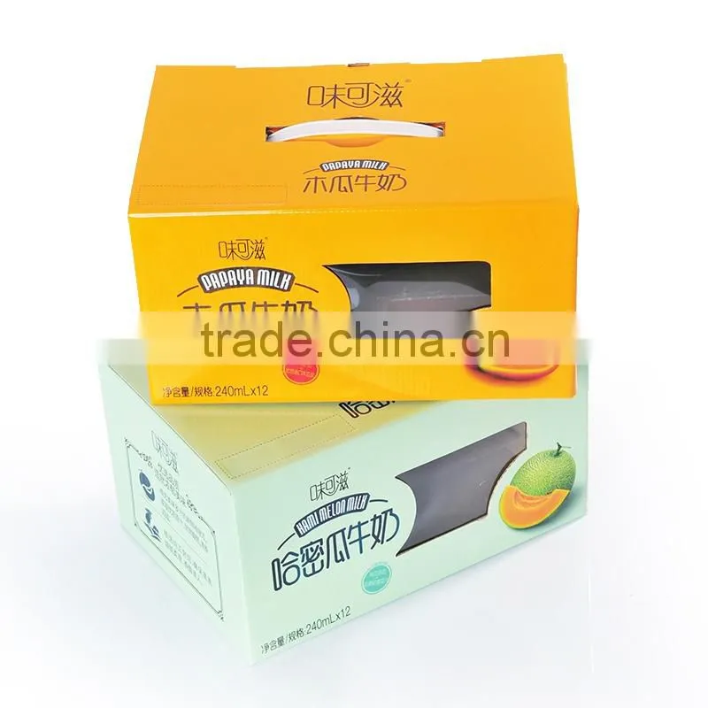 custom fruit smoothie cardboard packaging