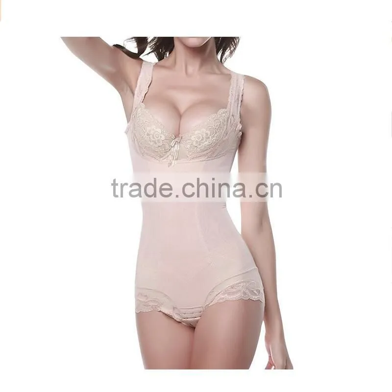 Women's Lace Bodyshaper Corset Body Briefer Bodysuit Slimming shapewear