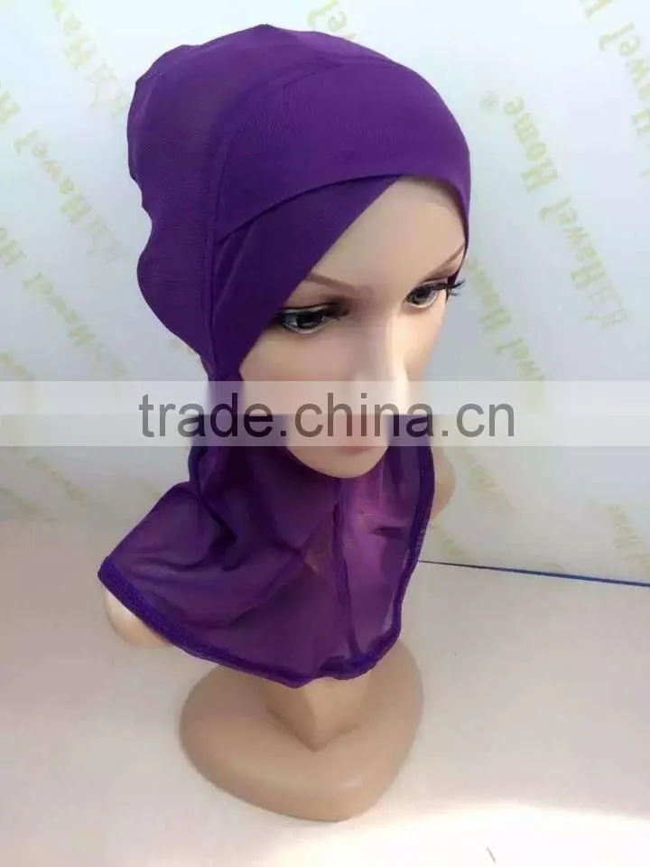 C075 new criss cross thin net ninja inner underscarf with slim face design