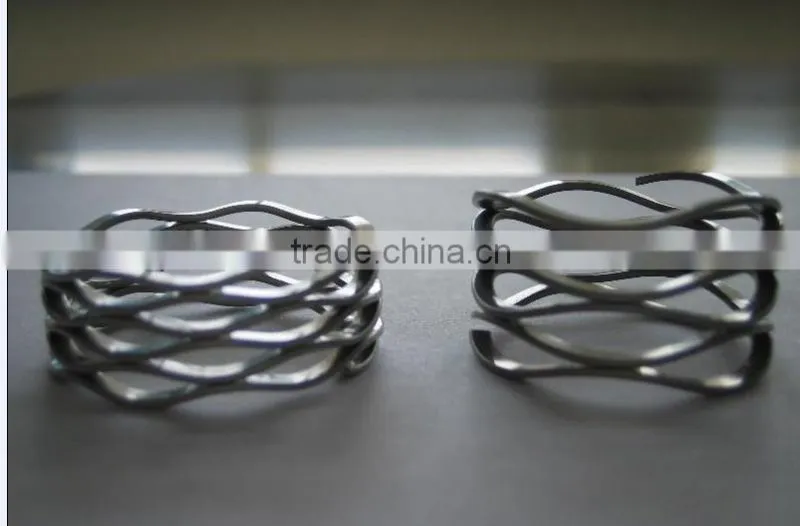 High precision crest to crest stainless steel wave springs