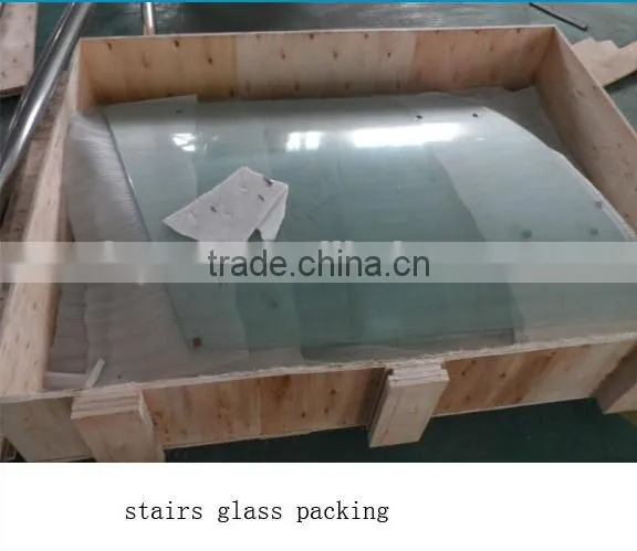 prefabricated Save space small wrought iron wooden straight stairs --YUDI