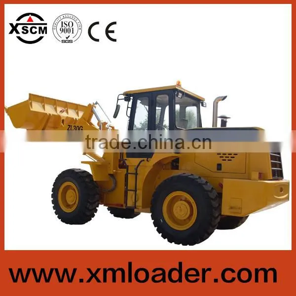 XSCM road construction equipment zl30 wheel loader with ce