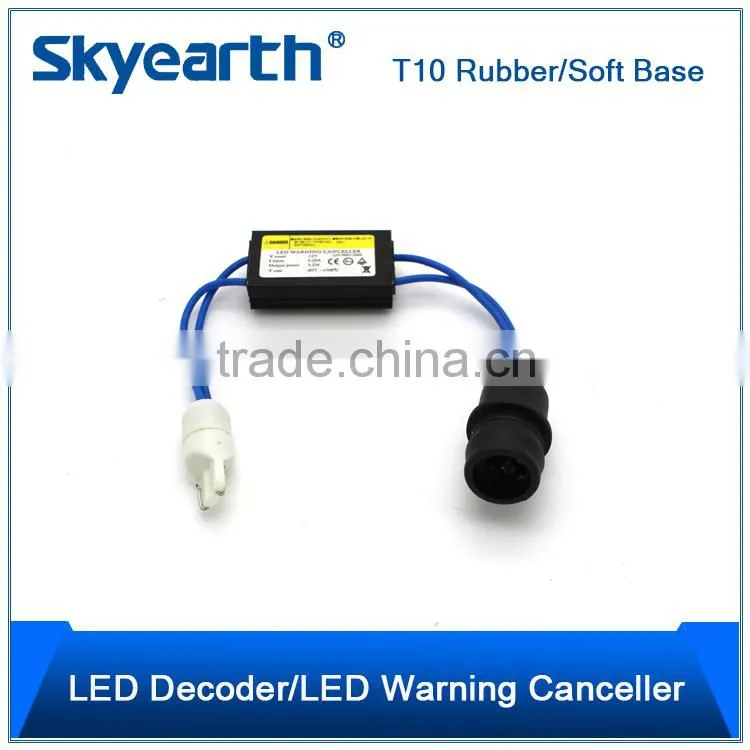 led error canceller t10/ba9s/ba15s hard/soft base