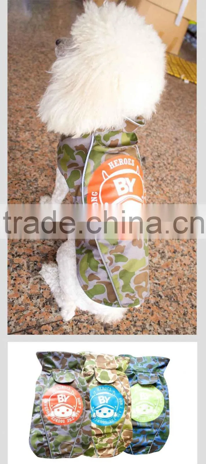 Factory Wholesale Winter Pet Dog Clothes Cotton Warm Pattern Coat