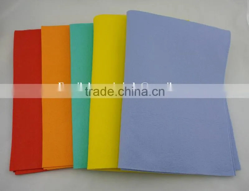 Super absorbent needle punched nonwoven floor mop cloth