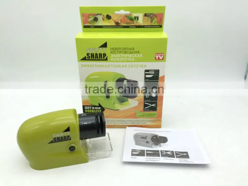 Cordless, Electric Knife Blade Sharpener Knife Sharper Knives Grinding Machine Accessory As Seen On Tv For Kitchen Appliance