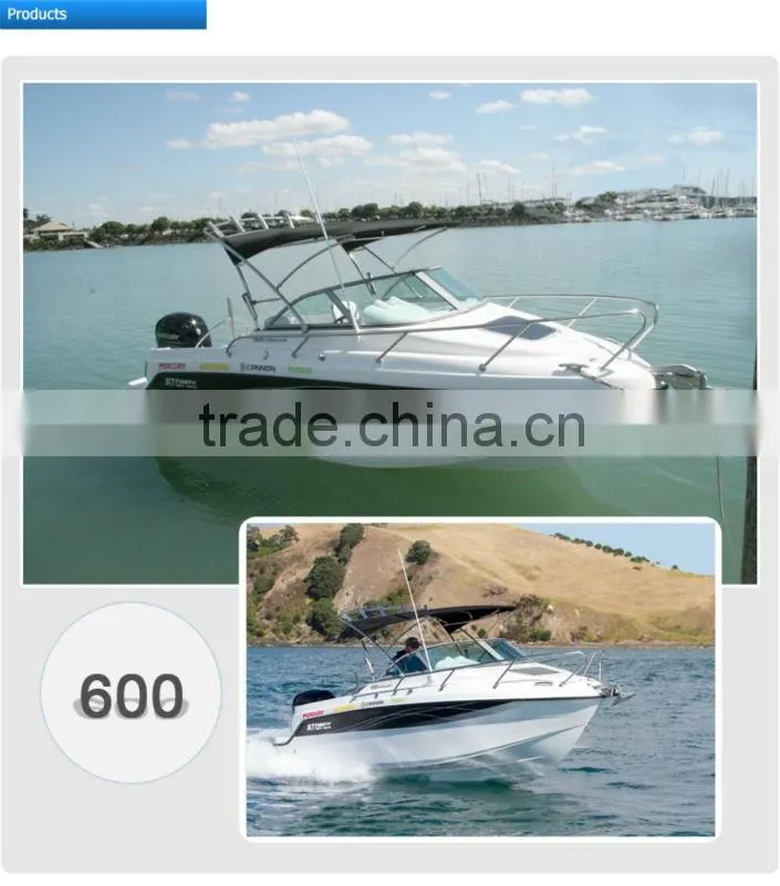 6 meter CE approved Sports boat with outboard engine (600 Sports Cuddy)