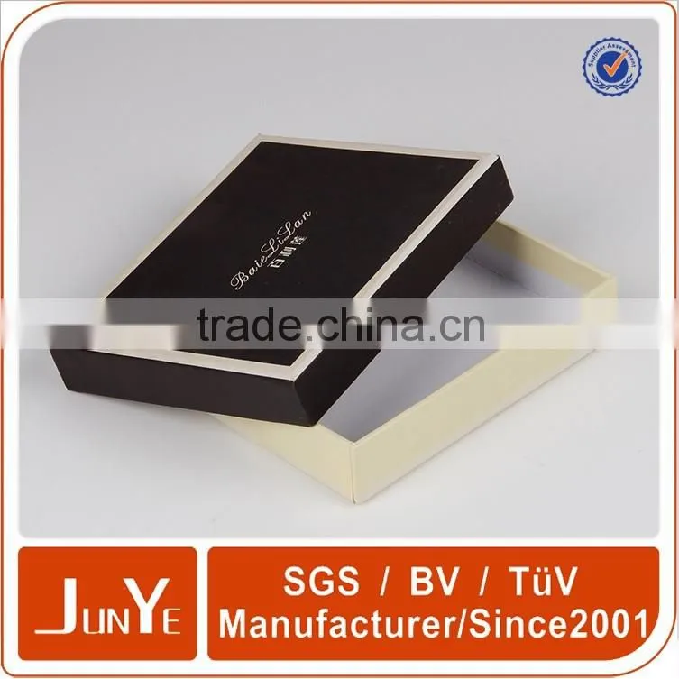 Small cardboard custom printed black paper USB box