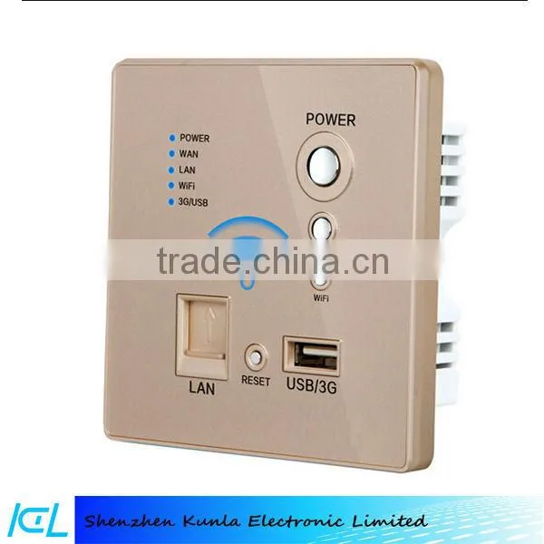 5v 1a usb built in wall socket for mobilephone, usb built-in socket with direct inject rj45 connector