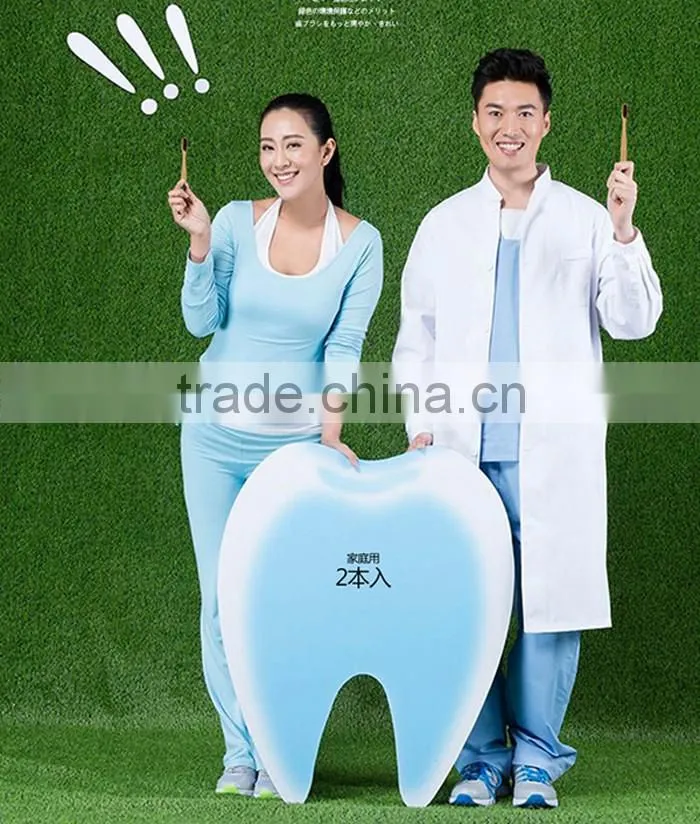 Top quality 100% Biodegradable Environmental Charcoal Bamboo Toothbrush natural bamboo handle hotel bamboo toothbrush