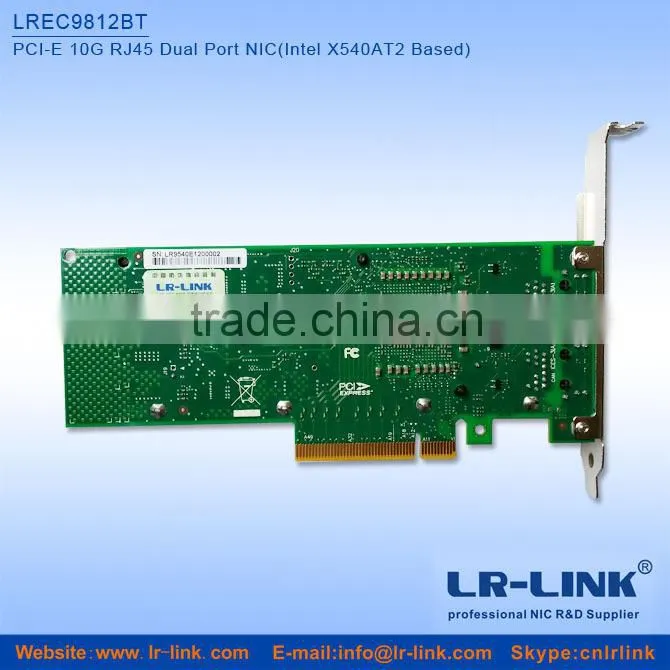 Intel X540 Chipset 10Gb Ethernet PCIe x8 Dual Port network card Brand Compatible X540-T2