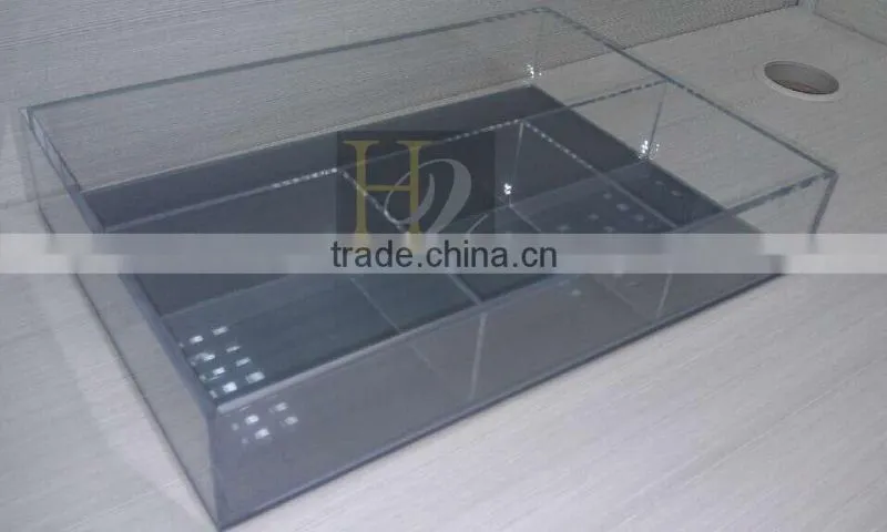 Acrylic material acrylic tray, acrylic tray with divider