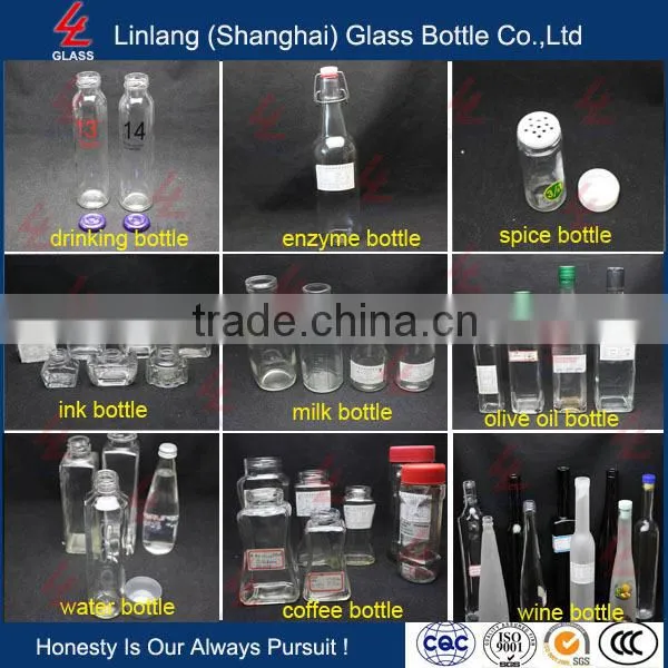 Wholesale Manufacturer 30ml Transparent Ink Glass Bottle