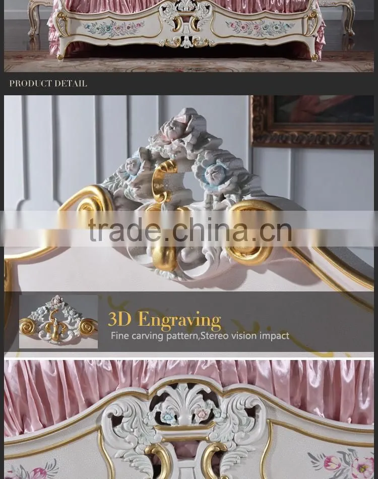 italian french antique furniture - bedroom furniture-Antique furniture reproduction bed