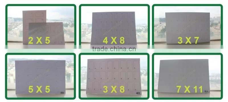 13.56MHz Compatible Classic 1K MF S50 Plastic PVC RFID Inlay For Smart Card Making