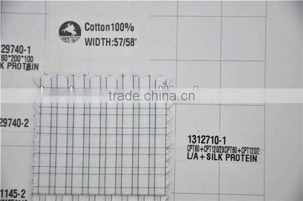 Wholesale High Quality Cotton Check Fabric For Top Shirts