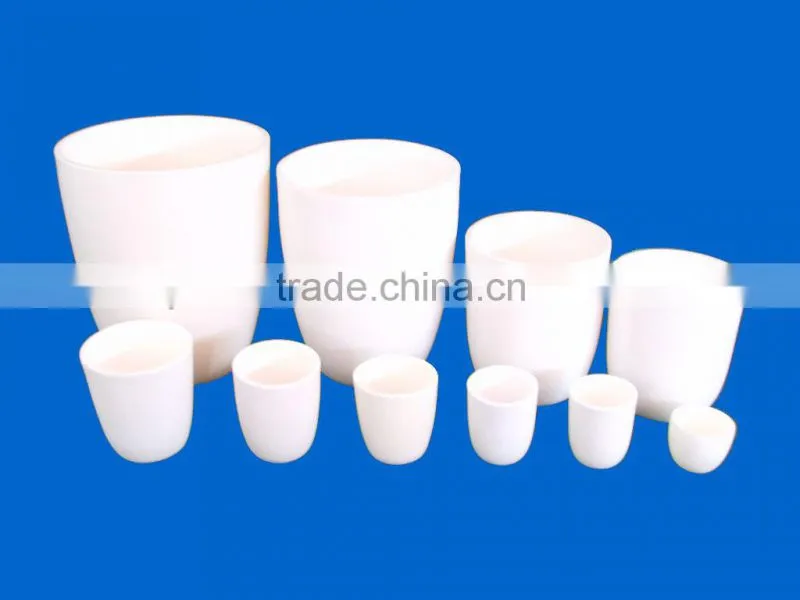 high purity alumina boat crucible used in furnace