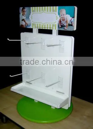 single-side with wood gain shelves in supermarket
