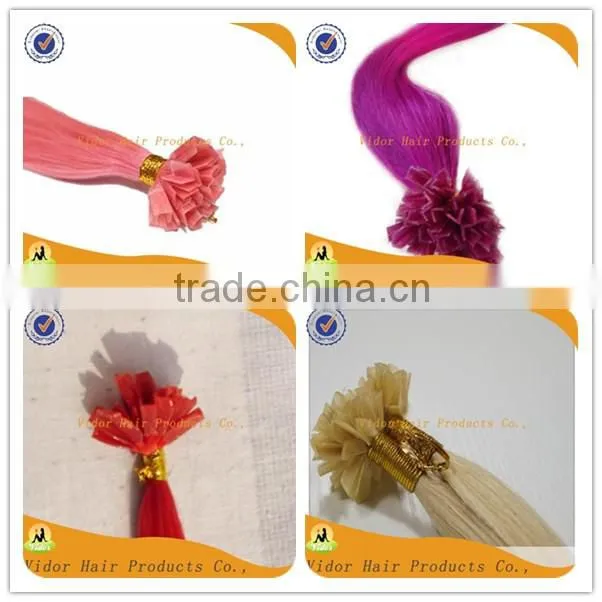 100 Virgin V Tipped Hair/Remy Hair Extension/Human Keratin Hair
