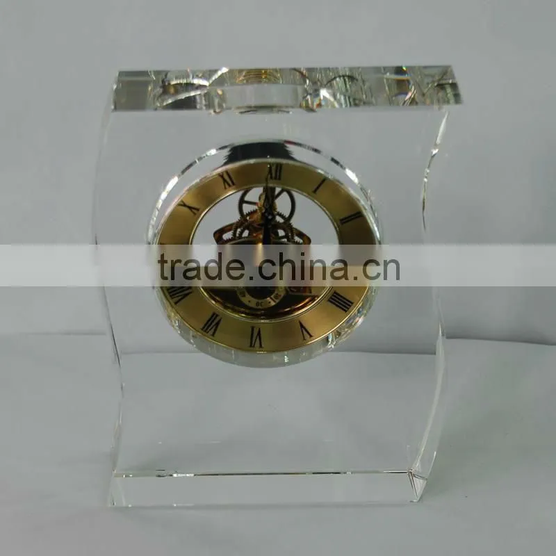 hotsale Crystal table Clock for office decoration