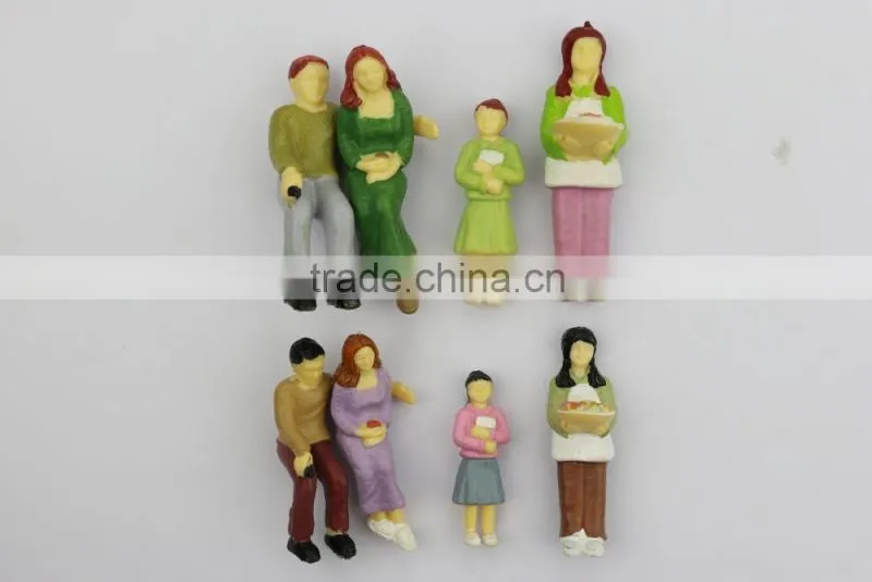 scale plastic model figures for 1/25 indoor figure
