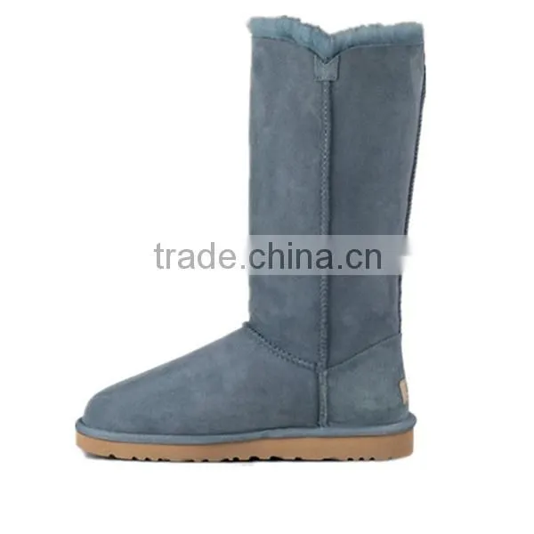 Latested fashion winter geninue leather boots women