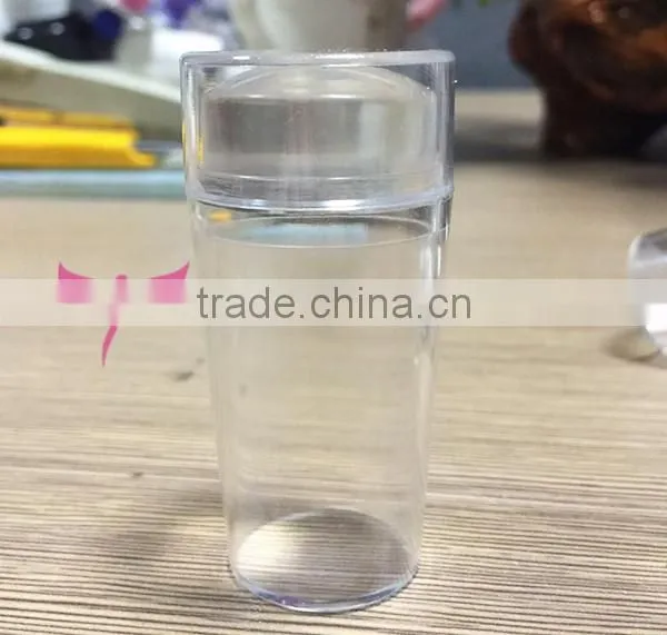 Nail clear jelly stamper with cap 2.8cm stamper head welcome OEM/ODM we also have 3.8cm head