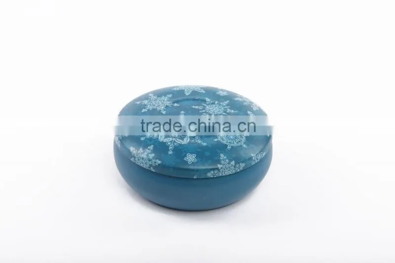 Hotsale Decoration Empty Bowl Shaped Wholesale Candle Tin with Different Colors