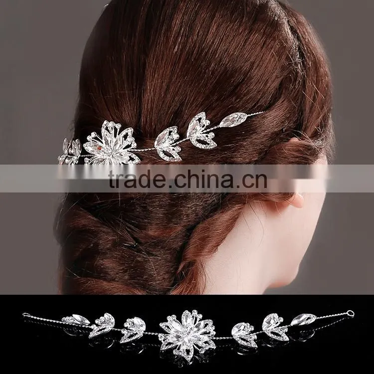 china wholesale crystal headbands, crystal bridal headband