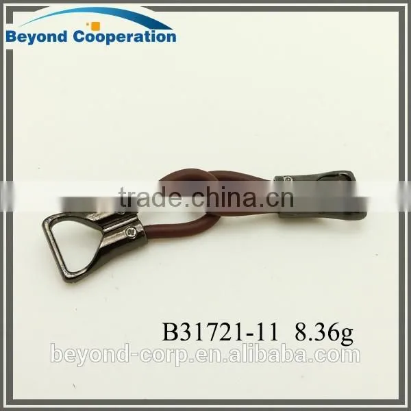 11mm nice metal shoes buckle with pvc rope decorations black brown colors