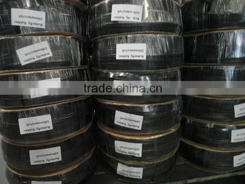 Indoor decoration material!wool pile door and window weather strip 7x5mm