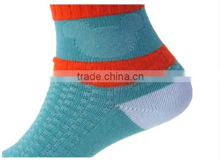 Blue No Show Custom Heated Socks
