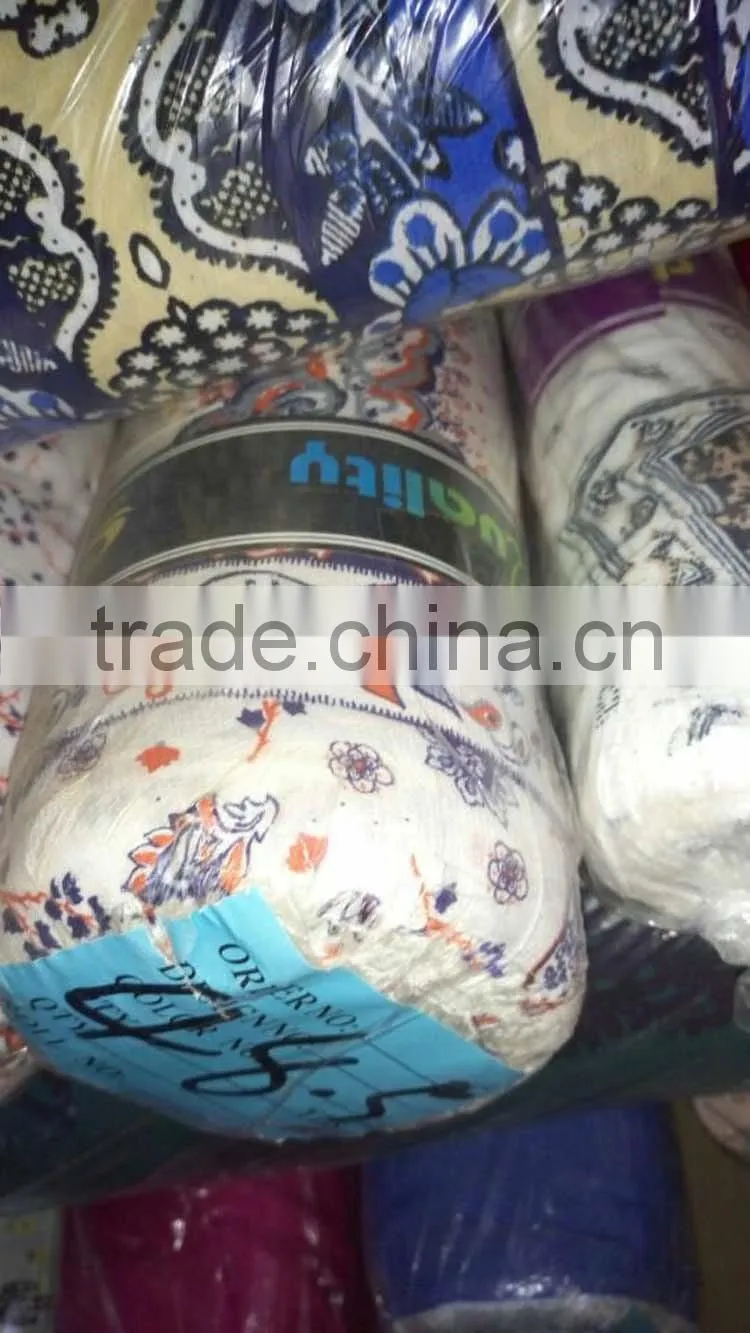 stock woven cotton rayon printed fabric wholesale