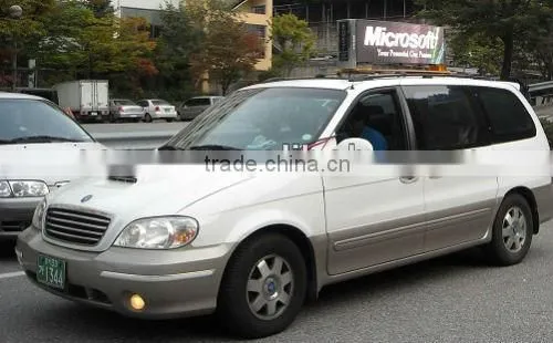 Double sides full color P5 taxi top led advertising display