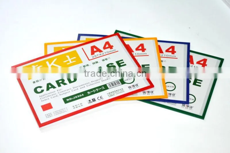 Attractive Colorful Magnetic Card Case 0.35mm Various Sizes Magnetic Card Case