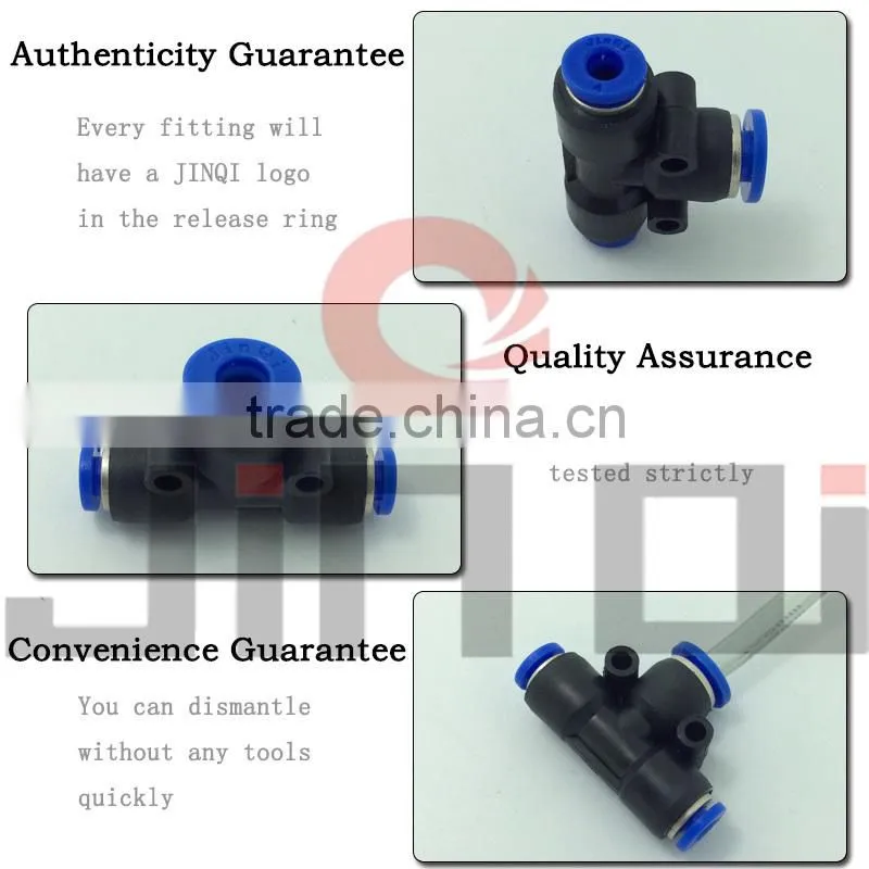alibaba china pneumatic tee coupling