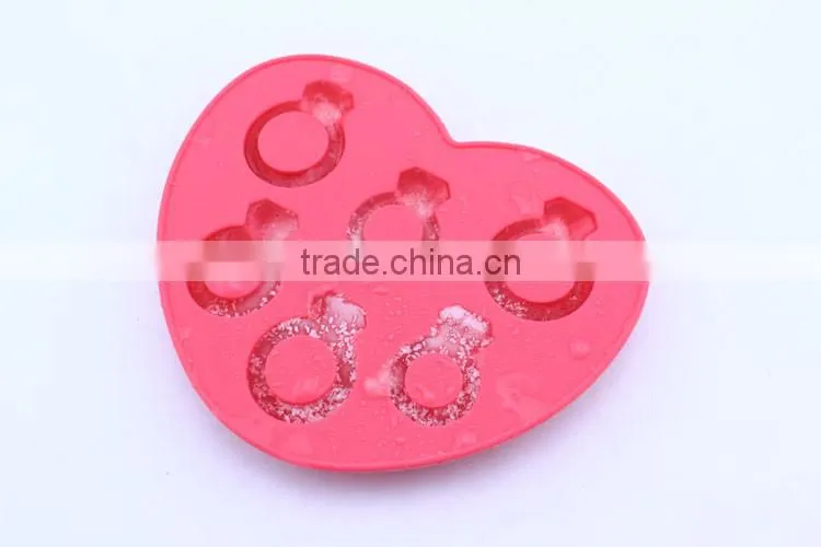 2015 new design food grade silicon ice cube tray