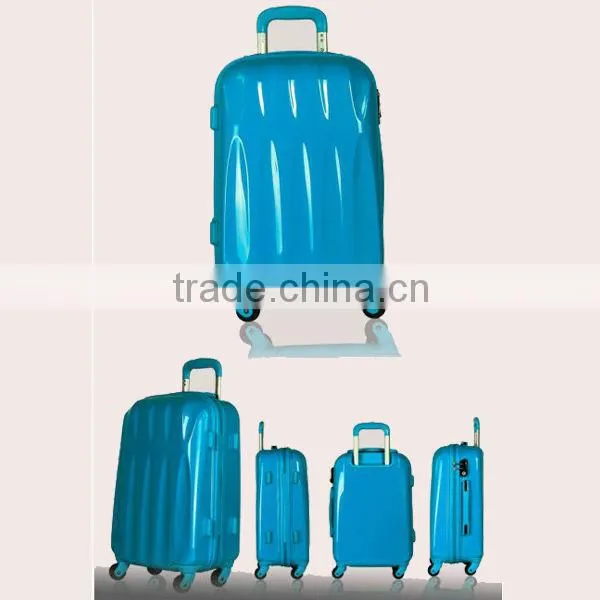 2015 china alibaba New product beautuful pc travel trolley,pc travel luggage