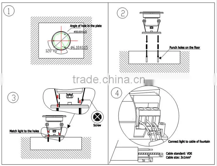 12 volt high brightness led underwater Lights / underwater led lighting/ led underwater light
