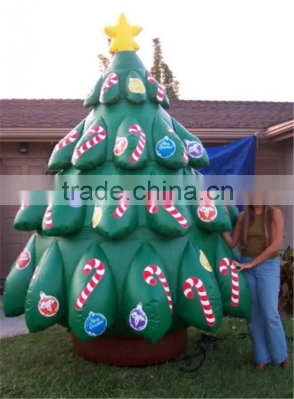 Christmas decoration tree/giant inflatable tree for Christmas garden decoration