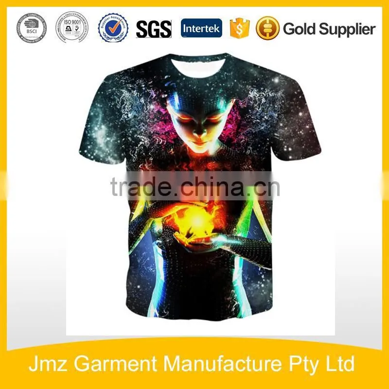 Custom 3D Printing T-shirt polyester clothes from China supplier