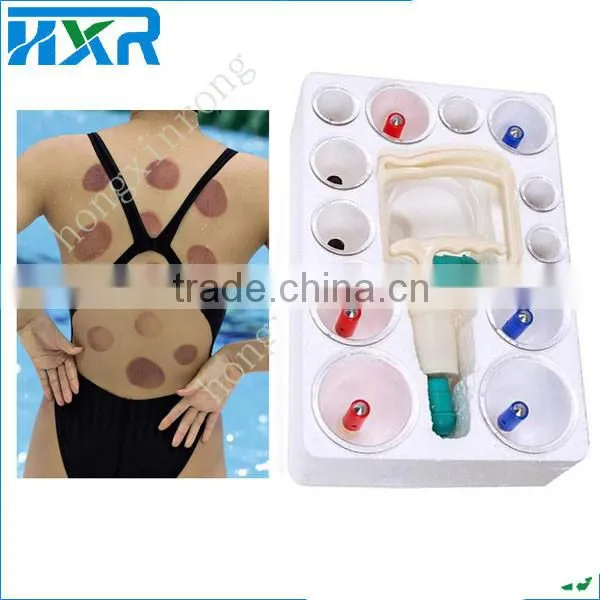 Hot Sell Chinese platic cupping vaccum set for health care
