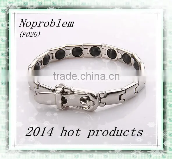 Noproblem P020 hot new energg titanium casual for couple frendship stainless steel bracelet