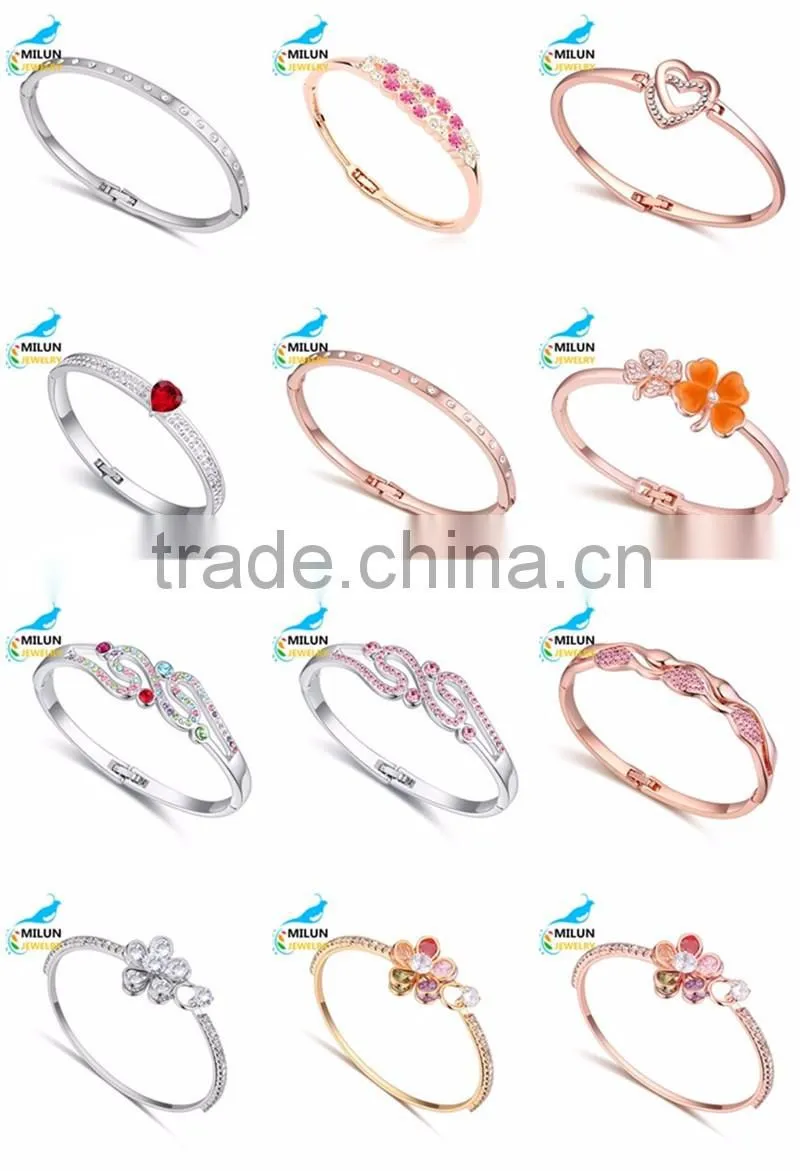 Cheap Simple Fashion Punk Charming Lady Open Cuff Bangle