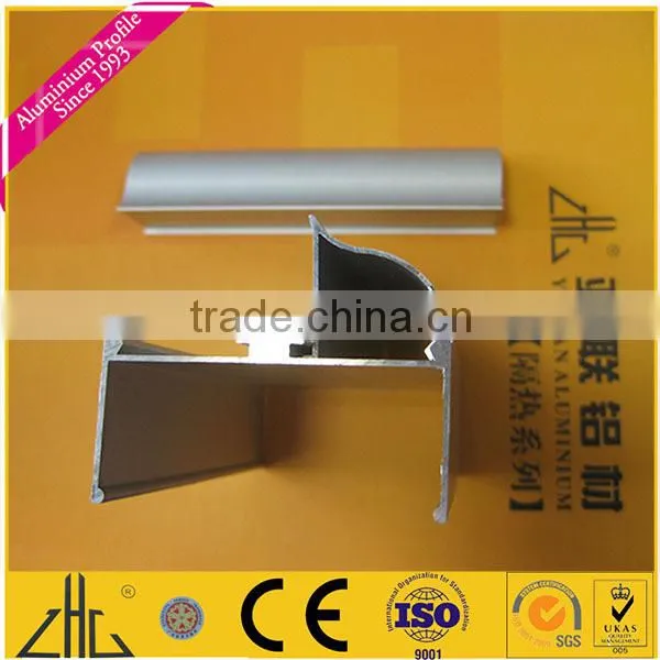 WOW!!!Canton fair Double glazed powder coated white doors 6063 /double frame track aluminium window section