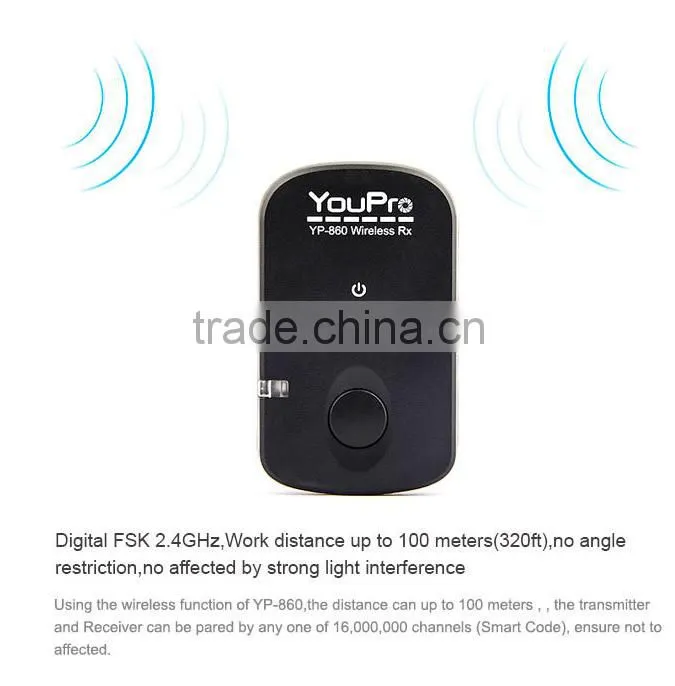 YouPro YP-860/DC0 Wireless Remote Shutter Release for Nikon D810/D800/D700/D300