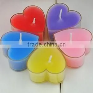 Soy Scented Heart Shape Candles for Decoration