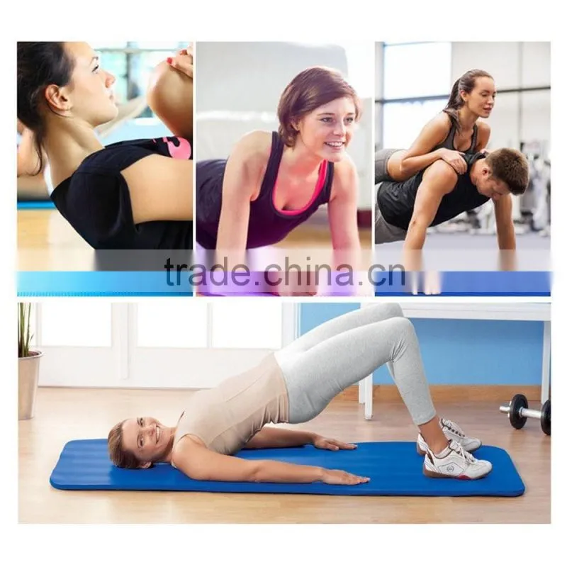 Unique yoga mats with carry strap